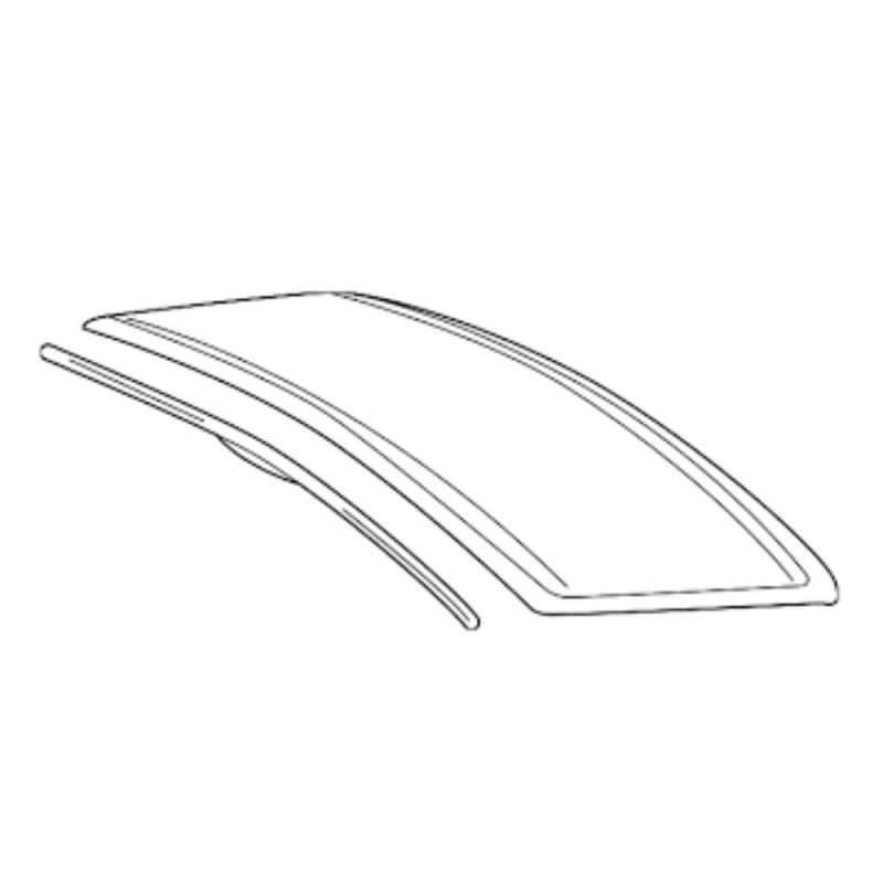 Glass Assembly Windshield Rear - 4F5845501NVB